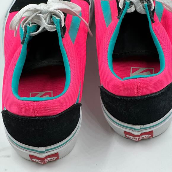 Vans Old Skool (Brite) Black/Neon Pink Women' s 10 Mens 8.5  Skater Y2K - Picture 9 of 11